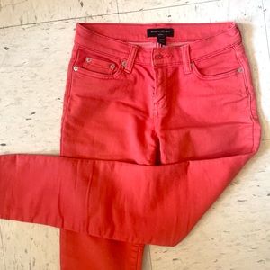 Banana republic pink skinny jeans